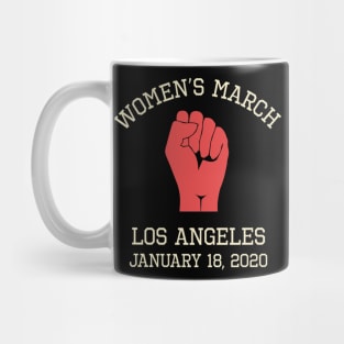 Women's March January 18, 2020 Feminist Los Angeles Mug